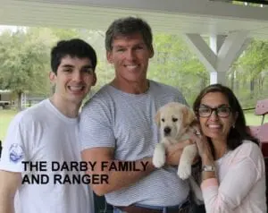 The Darby family and Ranger