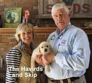 The Havird family and Skip