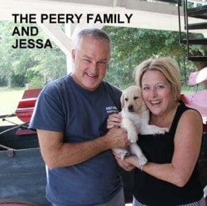 The Peery family and Jessa