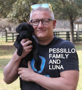 The Pessillo family and Luna