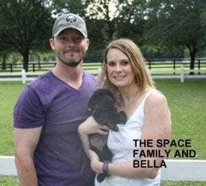 The Space family and Bella