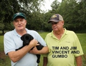 The Vincent family and Gumbo