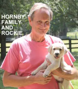 The Hornby family and Rockie